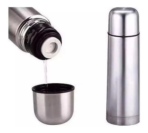 Termo Bala Acero Inox 500ml Doble Capa Térmica Medio Litro