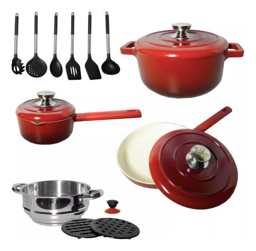 Conjunto Panelas Vicalina Cerâmica Select Cook - 6 Itens