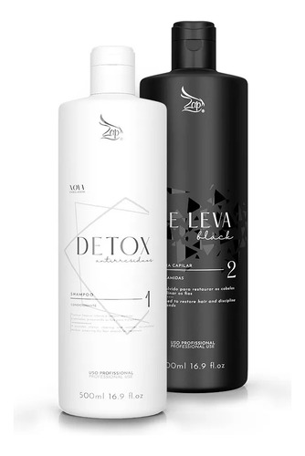 Zap Progressiva Me Leva Black E Shampoo Detox 500ml Original