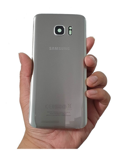 Tapa Trasera Samsung Galaxy S7 Edge Con  Cristal Camara 