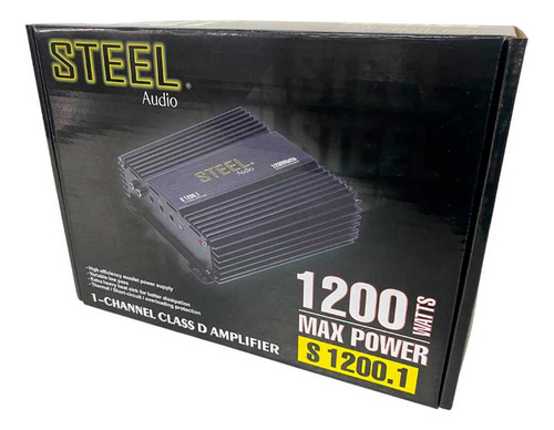 Steel Audio S1200.1 Color Negro