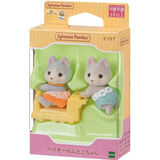 Gemelos Huskies Calico Critters Sylvanian Fam Ternurines