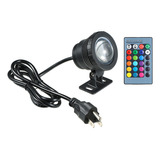 Lámpara Sumergible Submarina Con Luz Led Rgb Ac85-265v 10w C