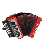 Acordeon Diatonico Hohner Compadre Sol 31 Botones Rojo 