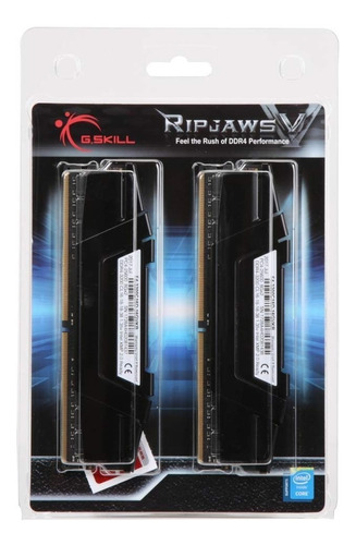 Memoria Ram Ripjaws V Color Negro  16gb(2x8) G.skill F4-3200