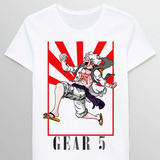 Remera One Piece Luffy Is Joyboy Nika Gear 5 112923325