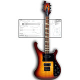 Plano Para Luthier Guitarra Rickenbacker 480 (a Escala Real)