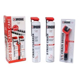 Kit Ipone Mantenimiento Moto Limpiador Lubricante Aplicador