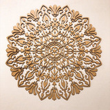 Mandala Mdf Cru 70x70 Cm 3mm - Md 13