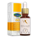 Protetor Facial Cetaphil Sun Kit Serum Vitamina C E Colágeno