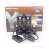 2 Focos Faros Delanteros De Coche Y6 H4 24000lm 70w 6000k