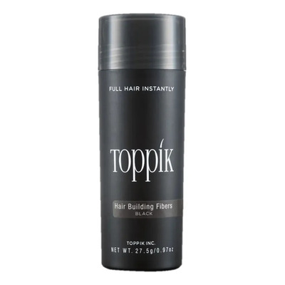 Toppik Fibras Capilares Densificantes Color Negro, 27.5 g. Apariencia de Cabello Grueso y Abundante al Instante, con Queratina Natural de Alta Calidad que se Adhiere Firmemente al Pelo | Meses sin interés