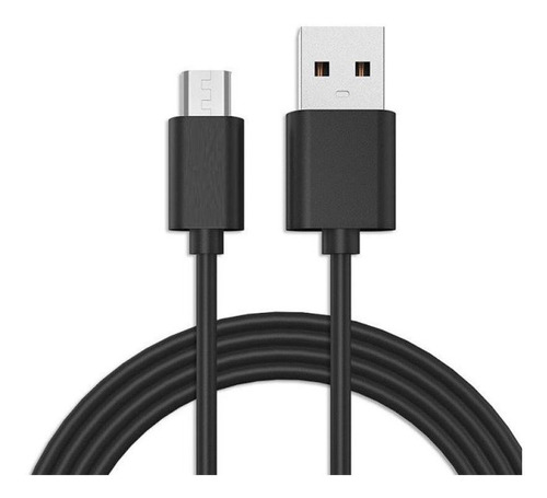 Cable De Datos Y Carga Rápida Micro Usb 2.5 M 2a Full Speed Color Negro