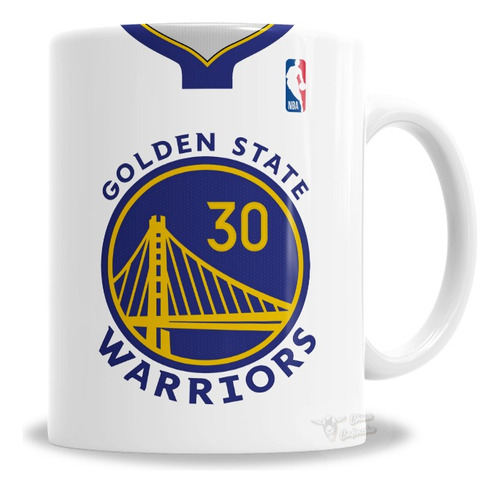 Taza De Cerámica Golden State Warriors Nba Stephen Curry 30