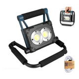 Foco Led Emergencia Plegable Portatil 30w Solar + Powerbanck