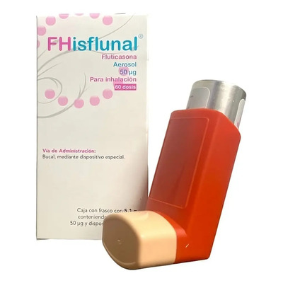 FHISFLUNAL AEROSOL 50 mcg, 1 AEROSOL 60 DOSIS - Farmacéutica hispanoamericana, s.a. de c.v. | Envío gratis