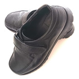 Zapato Colegial Unisex Suela Goma Febo Con Cierre Velcro Usa