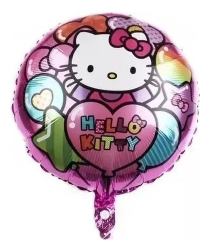 Globos Hello Kitty 10 Unidades Para Inflar Aire O Helio 45cm