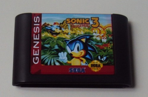 Sonic The Hedgehog 3 - Chip Original Americano - Não Salva