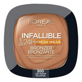 Base De Maquillaje En Polvo L'oréal Paris Infallible Soft Bronzer Infallible 24h Soft Bronzer Tono 300-light-medium