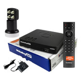 Receptor Sathd Century Midiabox B7 Banda Ku + Lnbf Quadruplo