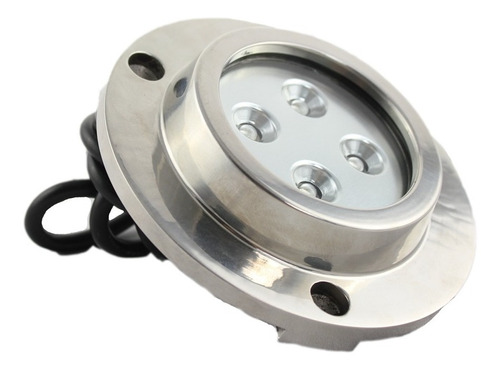 Foco Ampolleta Led Sobrepuesta Sumergible Blanco 12v Ip68