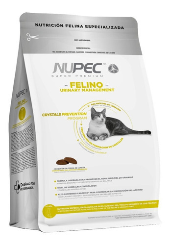 Nupec Urinary Management Gato 1.5kg Urinario Cd Hills