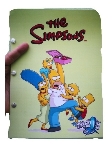 Album Coleccionador Tazos Los Simpsons + 7 Micas Premium