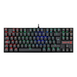 Teclado Gamer Redragon Kumara K552 Rgb Español Sw-blue