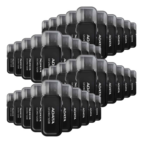 Kit 40 Memorias Usb Adata 32gb 2.0 Uv240 Auv240-32g Negro