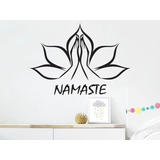Adesivo De Parede Sala De Meditação Namaste Buda Yoga