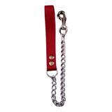 Correa Cadena Soldada Perro Grande 40cm Largo Cromada Paseo