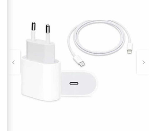 Cargador iPhone 20w Cable + Adaptador