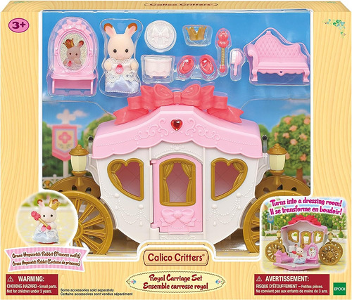 Calico Critters Royal Carriage Set Playset Sylvanian *