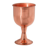 Cálice D Cobre Puro Artesanal 200ml Rose Gold Decoração Luxo Cor Gold Rose