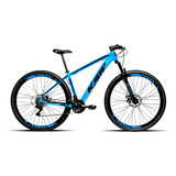 Bicicleta Aro 29 Masculina Ksw Aluminio 21 Marchas Mtb Mcz18 Cor Azul-claro Tamanho Do Quadro 19