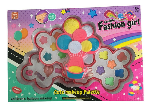 Maquillaje Globo Infantil Para Niñas Juguete 