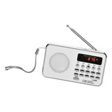 L-938 Mini Fm Radio Digital Portátil 3w Bocina Estéreo Mp3