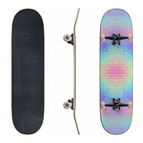 Eftowel Skateboards Abstract Holographic Vector Seamless Bac