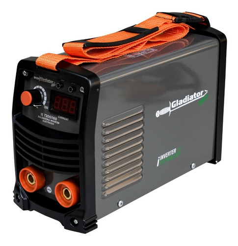 Soldadora Electrodo Bivoltaje 120v-220v 190a Gladiator Color Gris Oscuro