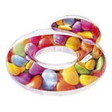 Inflable Dona Candy Bestway 43186 Salvavidas Flotador Educan