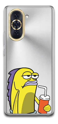 Funda Bob Esponja 2 Transparente Para Huawei Todos