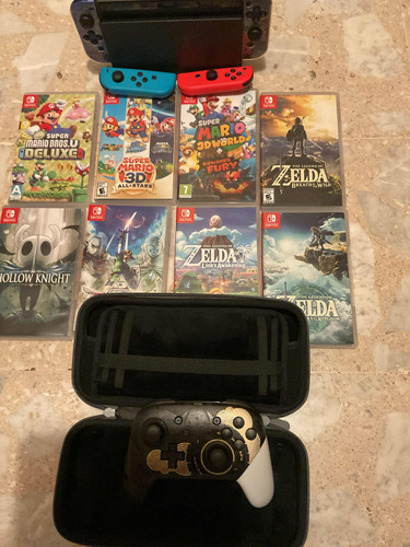 Nintendo Switch Con 8 Juegos/ 4 Joycons