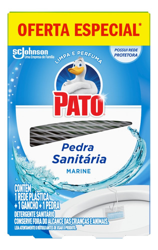 Detergente Sanitário Pedra Marine Pato Grátis 25% De Desconto