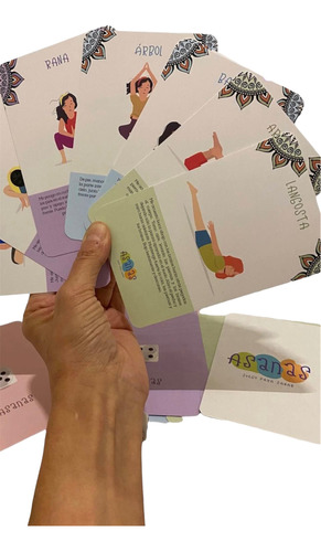 Juego De Cartas Yoga Asanas, Juego Para Sanar Niños/adultos