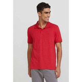 Camisa Polo Básica Masculina Hering 3m24 - Vermelho