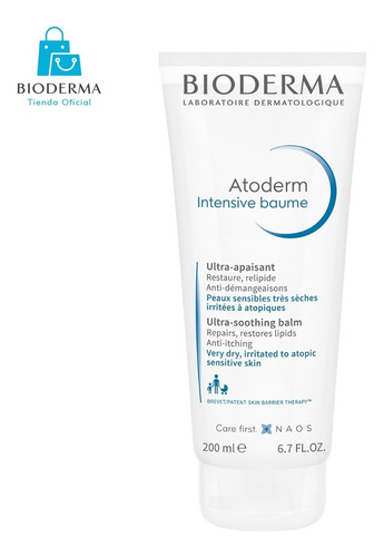 Bioderma Atoderm Intensive Baume Hidrata Piel Atopica 200ml