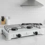 Anafe A Gas Natural Blanco 2 Hornallas Enlozado Super Oferta | Envío gratis