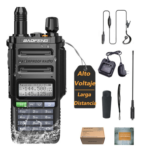 Radio Baofeng Uv-9r Pro Bidireccional Ip68 Impermeable V/uhf