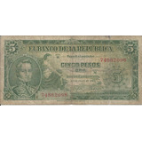 Colombia 5 Pesos Oro 20 Julio 1960